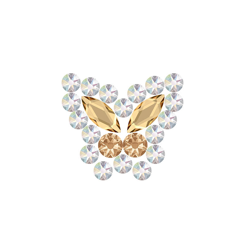 Rosalia Butterfly Golden Shadow Tooth kandy tooth jewelry