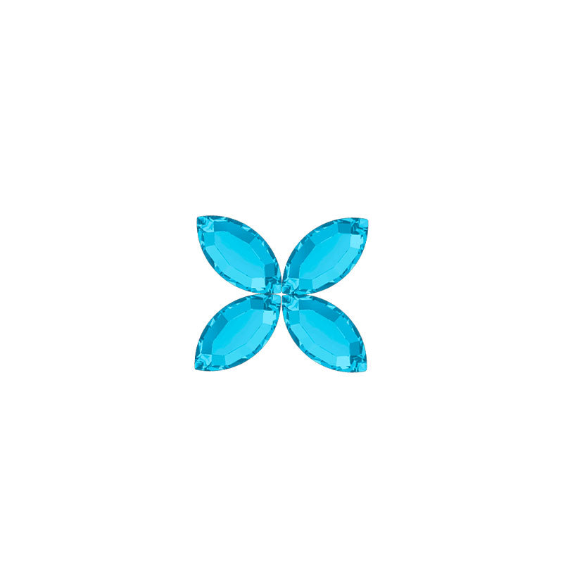 Aquamarine Navette Butterfly Kit