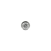 New Thinner Gold Bezel  Design .01 CT VS Diamond  (1.78mm)