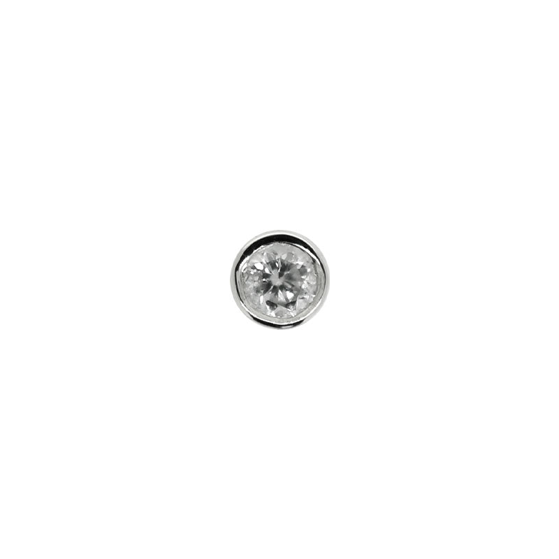 New Thinner Gold Bezel  Design .01 CT VS Diamond  (1.78mm)