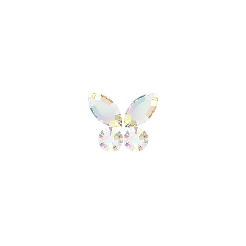 Big Crystal AB Butterfly Kit SS 7