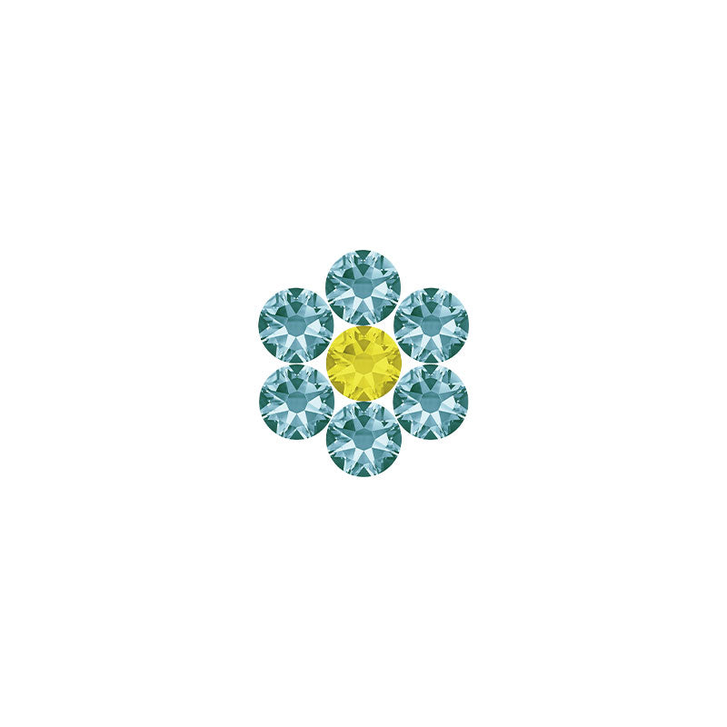 Crystal Flower Kit - Light Turquoise