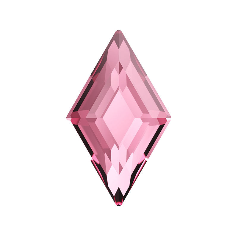 Diamond Shape Crystal Light Rose