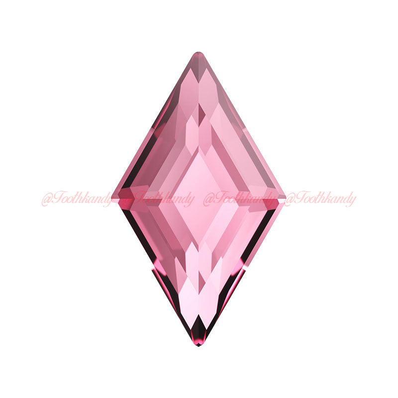 Diamond Shape Crystal Light Rose