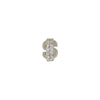 Dollar sign with VS diamonds
