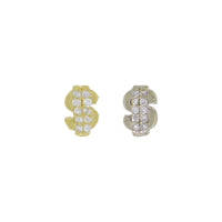 Dollar sign with VS diamonds