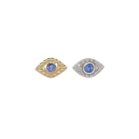 Evil eyes with sapphire