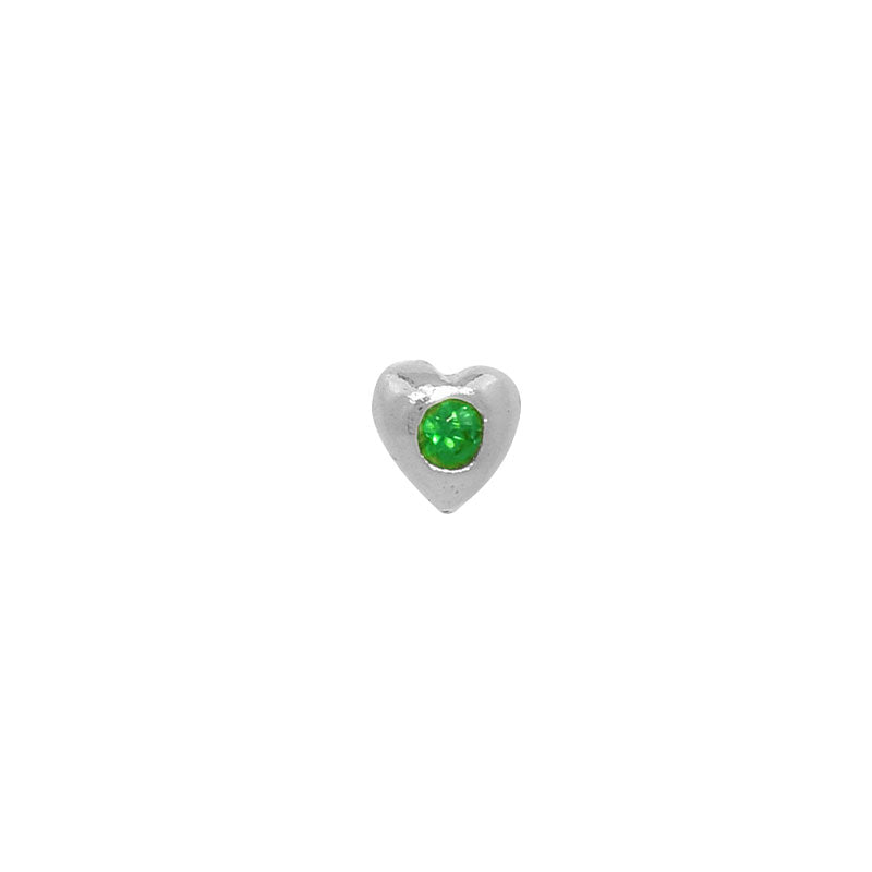 Heart with Emerald
