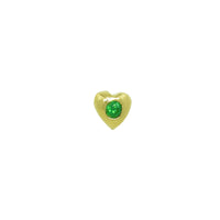 Heart with Emerald