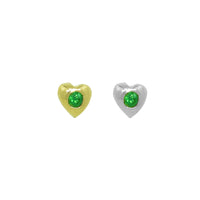 Heart with Emerald