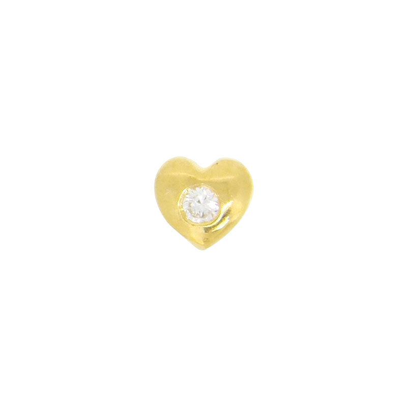 Heart with 1 VS Diamond
