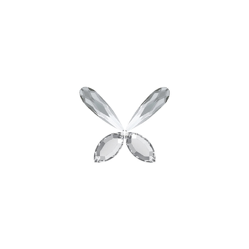 Long Clear Crystal Butterfly Kit