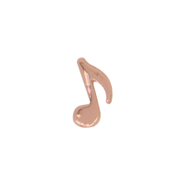 Music Eighth Note (Rose Gold)