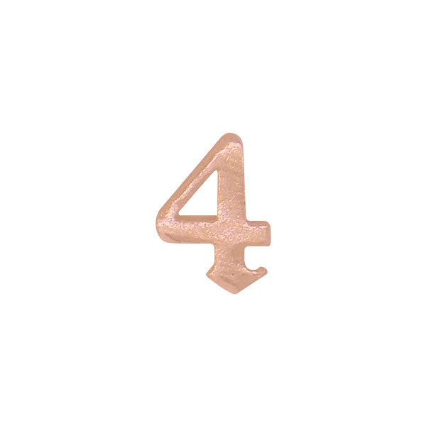 Number 4 (Rose Gold)