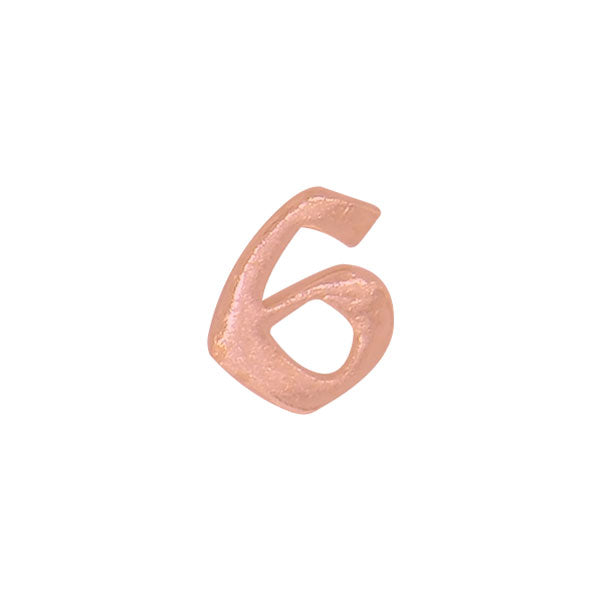 Number 6 (Rose Gold)