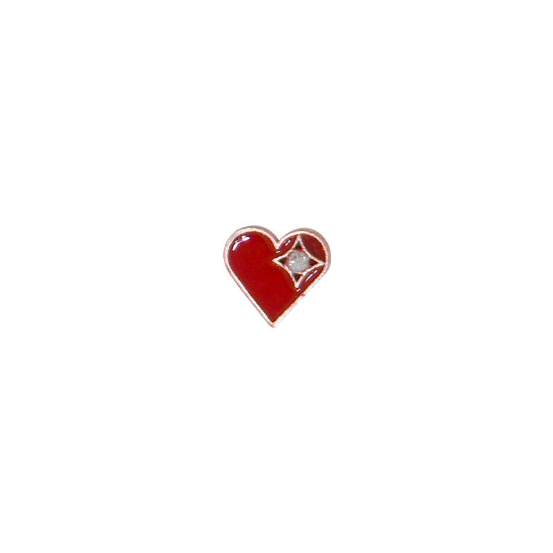 Red Heart With Diamond Kandy Paint