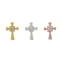 Sacred Cross with VS Diamond