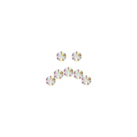 Sad Face and Smiley face Crystal AB Kit