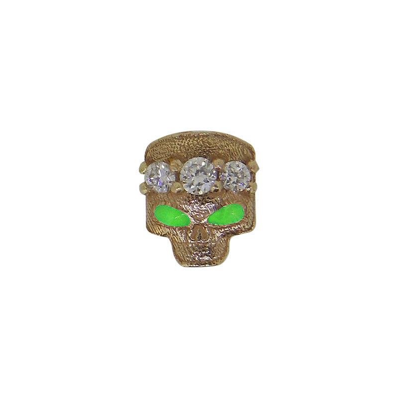 Glowing 3 Diamond Skull (Green) – TOOTH KANDY