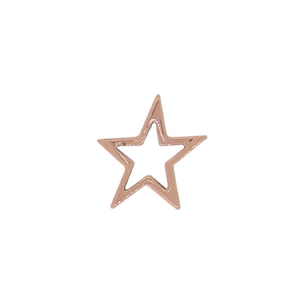 Star Outline (Rose Gold)