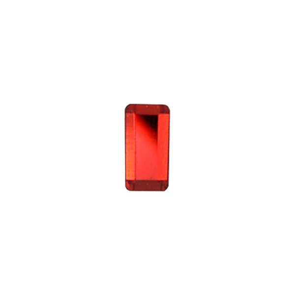 Crystal Bagguette (Ruby Red)
