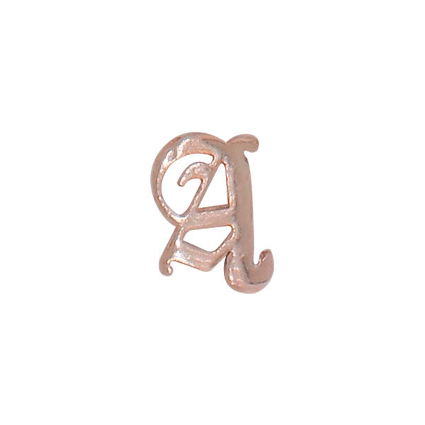 Letter A (Rose Gold)