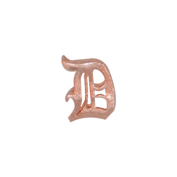 Letter D (Rose Gold)