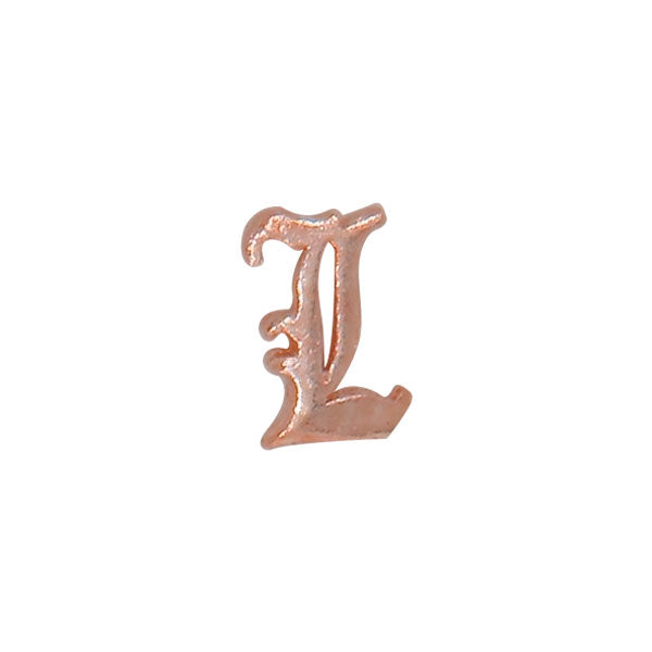 Letter L (Rose Gold)