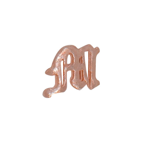 Letter M (Rose Gold)