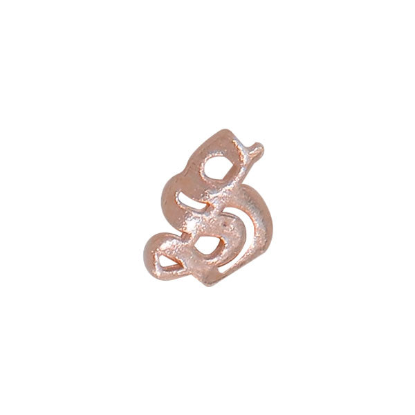 Letter S (Rose Gold)