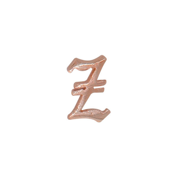 Letter Z (Rose Gold)