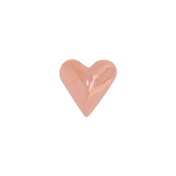 Mini Heart- Smaller Size Made For Fang Tooth And/or Smaller Tooth Placement (Rose Gold)