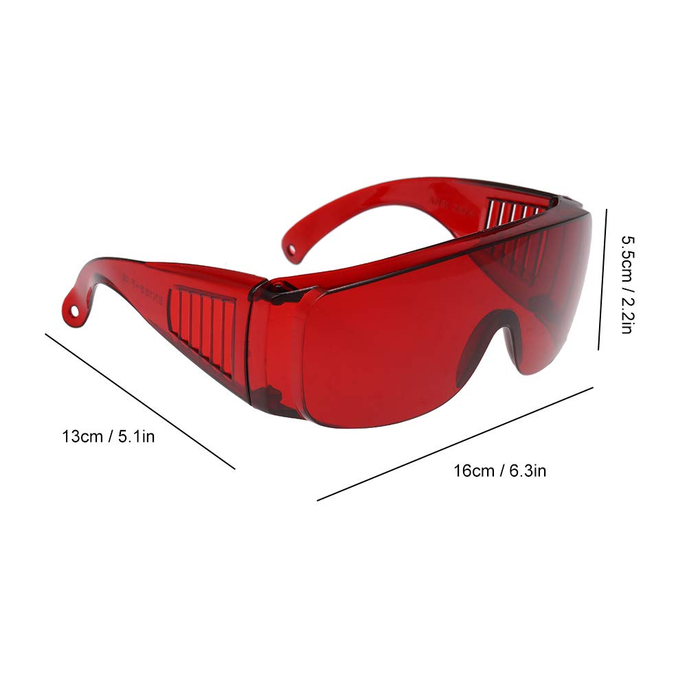 LED/UV Protection Glasses (Red)