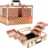 Rose Gold Acrylic Case in Diamond Pattern