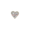 Heart with 3 VVS Diamond