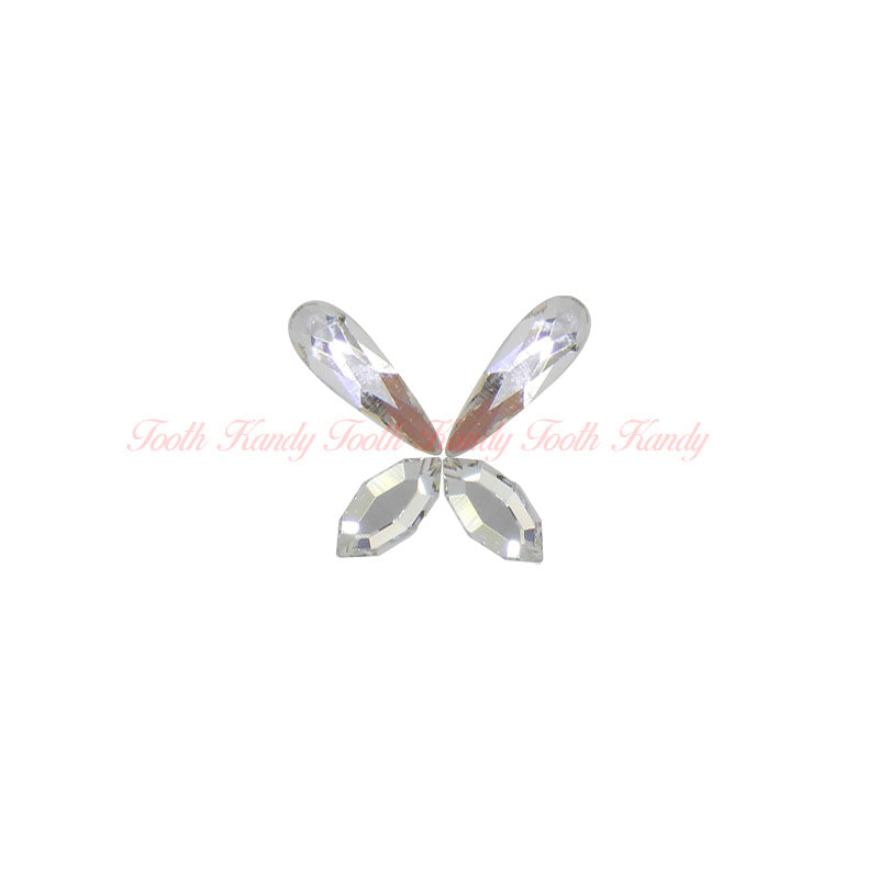 Long Clear Crystal Butterfly Kit