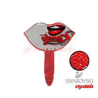 Red Bling Lip Mirror