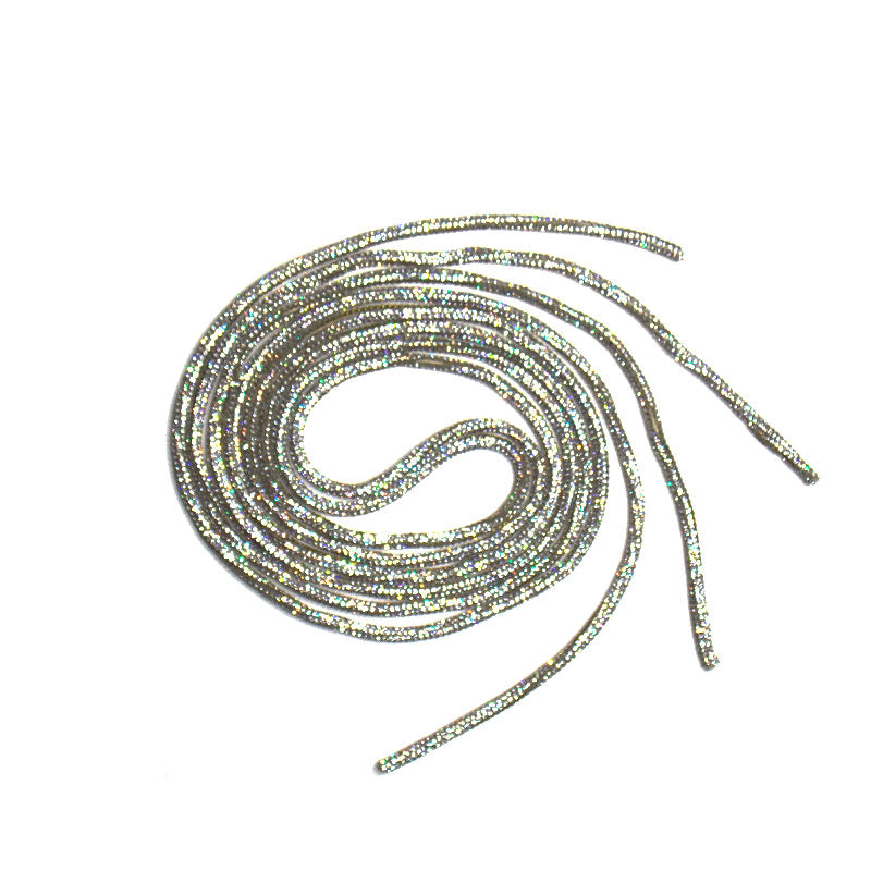Glitter Shoelaces (Silver)